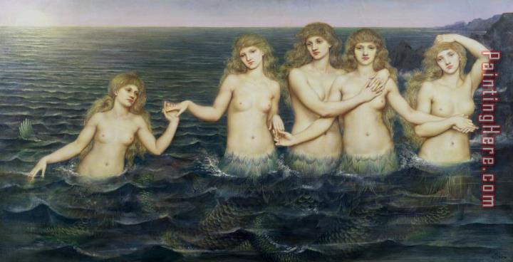 Evelyn de Morgan The Sea Maidens